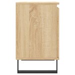 vidaXL Tables de chevet 2Pièces chêne sonoma 40x30x50cm bois d'ingénierie
