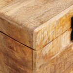 vidaXL Boîte de Rangement 70 x 35 x 40 cm bois de manguier massif