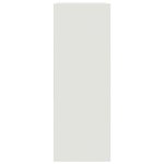 vidaXL Buffet blanc 67x39x107 cm acier