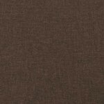 vidaXL Cadre de lit sans matelas marron foncé 180x200 cm tissu