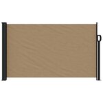 vidaXL Auvent latéral rétractable taupe 120x500 cm