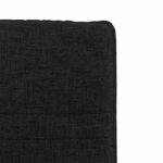 vidaXL Chaises à manger lot de 6 noir tissu
