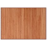 vidaXL Tapis rectangulaire marron 70x100 cm bambou