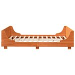 vidaXL Cadre de lit sans matelas cire marron 150x200cm bois pin massif