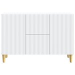 vidaXL Buffet Blanc 89 x 34 5 x 60 cm Bois d'ingénierie