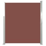 vidaXL Auvent latéral rétractable 140 x 300 cm Marron