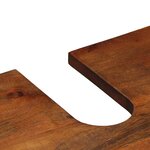 vidaXL Ensemble de mobilier de salle de bain 3 Pièces marron miel