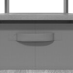 vidaXL Table basse Gris Sonoma 77 x 55 x 42 cm Bois d'ingénierie