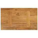 vidaXL Dessus de table 60x20x2 5 cm rectangulaire bois massif manguier