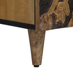 vidaXL Meuble sous Lavabo de Salle de Bain Marron 62 x 33 x 58 cm