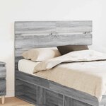 vidaXL Tête de lit Gris Sonoma 135 cm Bois d'ingénierie