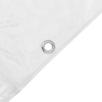 vidaXL Couverture pour plantes Transparent 10 x 1 5 m PVC