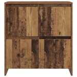 vidaXL Buffet Bois ancien 70 x 41 x 75 cm Bois d'ingénierie