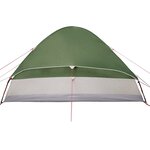 vidaXL Tente de camping à dôme 4 personnes vert imperméable