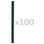 vidaXL Attaches de bande de clôture 100 Pièces PVC Vert