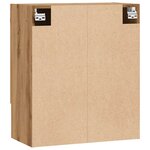 vidaXL Armoire murale chêne artisanal 60x31x70 cm bois d'ingénierie