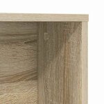 vidaXL Bureau Chêne sonoma 91 x 50 x 149 cm Bois d'ingénierie