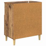 vidaXL Buffet Bois ancien 35 x 60 x 70 cm Bois d'ingénierie