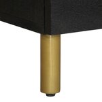 vidaXL Buffet noir 40x33x110 cm bois d'ingénierie
