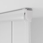 vidaXL Store enrouleur de douche avec cassette largeur du tissu 146 cm