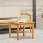 Table d'appoint vidaXL 45x45x38 cm en bois massif d'acacia