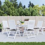vidaXL Coussins de chaise de jardin lot de 6 anthracite 50x50x4 cm