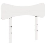vidaXL Cadre de lit sans matelas blanc 100x200 cm bois de pin massif