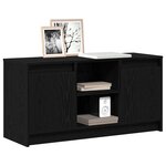 vidaXL Unites TV Noir 100 x 34 x 50 cm Bois d'ingénierie