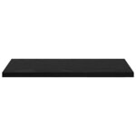vidaXL Étagère à livres 4 Pièces Noir 40 x 20 x 1.5 cm Bois d'ingénierie