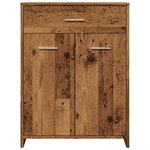vidaXL Armoire de salle de bain vieux bois 60x33x80 cm bois ingénierie