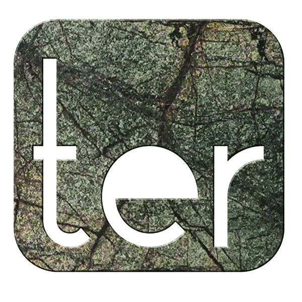 Numéro TER- Numéro adhésif pour boîtes aux lettres- Pierre véritable 50 mm ORIGINES