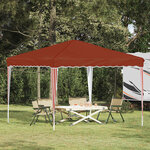 vidaXL Tente de fête pop-up 288 x 288 x 245 cm Terre cuite