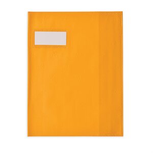 Protège-cahier Styl'SMS 17x22 cm pvc 120 avec Porte-étiquette Orange ELBA