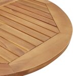 vidaXL Ensemble à manger de jardin 5 Pièces Bois d'acacia solide