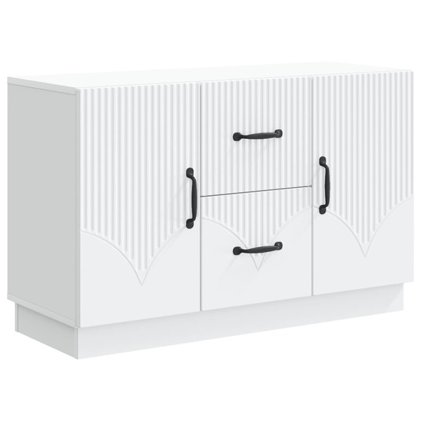 vidaXL Buffet Blanc 89 x 34 5 x 57 cm Bois d'ingénierie