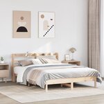 vidaXL Cadre de lit sans matelas 150x200 cm bois de pin massif