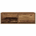 vidaXL Meuble TV vieux bois 80x31x25 5 cm bois d'ingénierie