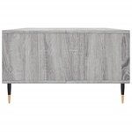 vidaXL Table basse sonoma gris 104x60x35 cm bois d'ingénierie