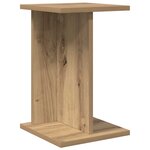 vidaXL Support de Plante 2 pièces Chêne artisanal 25 x 25 5 x 40 5 cm