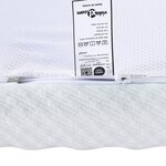 vidaXL Coussins de Matelas Blanc et vert 90 x 190 cm