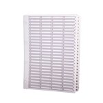 Intercalaires Imprimés À Touches Plastifiées - 100 Touches 1 À 100 - A4 - Blanc - X 2 - Exacompta