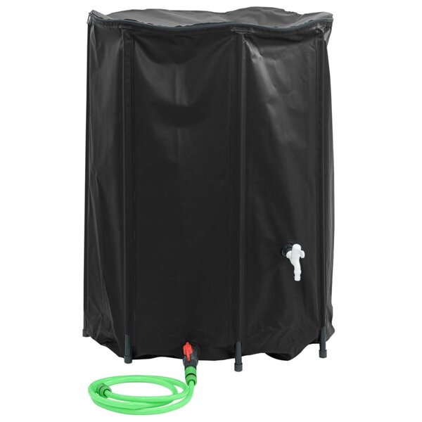 vidaXL Réservoir d'eau avec robinet pliable 1350 L PVC