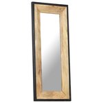vidaXL Miroir 110x50 cm Bois de manguier massif