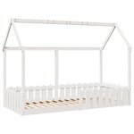 vidaXL Cadre de lit d'enfants forme de maison sans matelas 90x200 cm