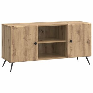 vidaXL Meuble TV Chêne artisanal 102 x 34 5 x 50 cm Bois d'ingénierie