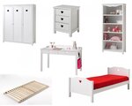 Ensemble de meubles Amori blanc