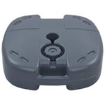vidaXL Socle de parasol portable Gris Rempli de sable/eau