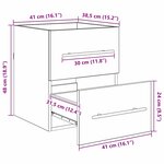 vidaXL Armoire d'évier avec tiroir Chêne artisanal 38 5 x 41 x 48 cm