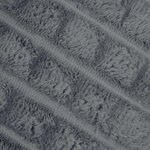 vidaXL Couvertures à jeter 6 Pièces Gris foncé 270 x 240 cm Toison