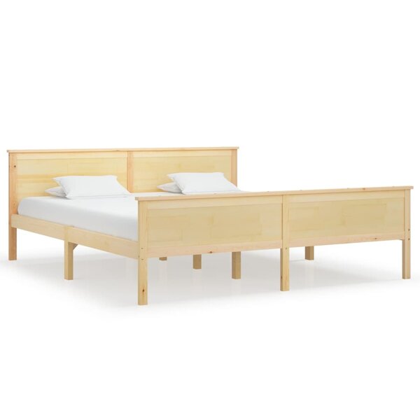 vidaXL Cadre de lit sans matelas bois massif de pin 180x200 cm